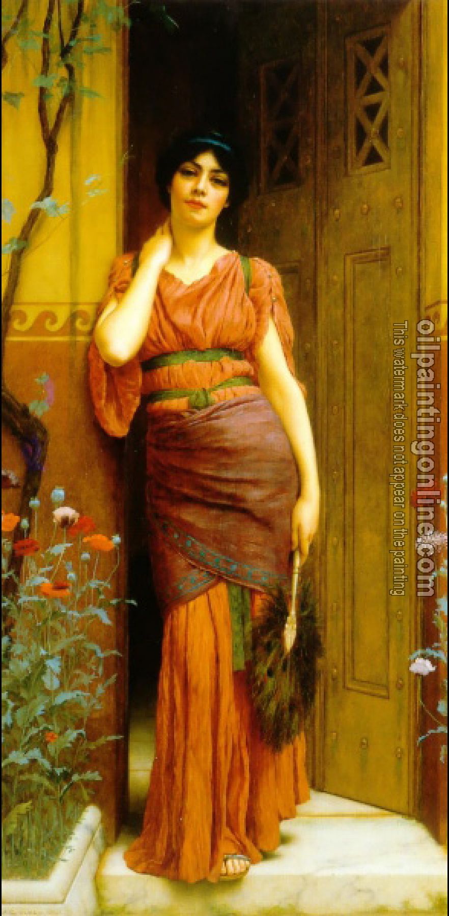 Godward, John William - At the Garden Door